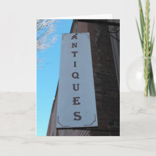 Antiques Happy Birthday Karte