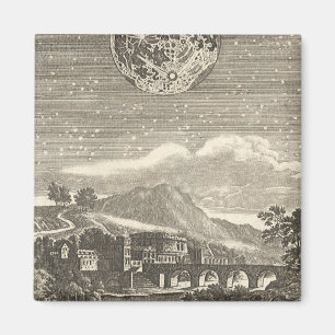 Antiquität Renaissance-Mond von Allain Mallet Magnet