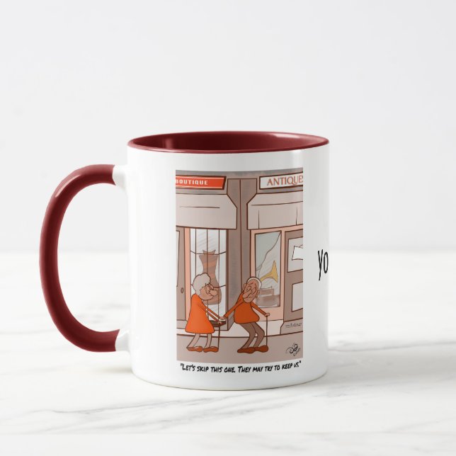 Antiquitäten Combo-Tasse Tasse (Links)