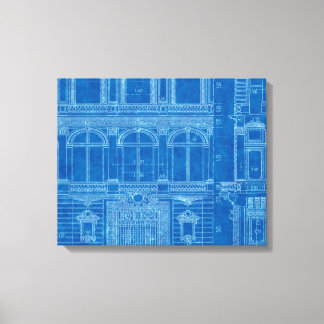 Antiquitäten "Gefühl Blue" druckt Leinwand Art