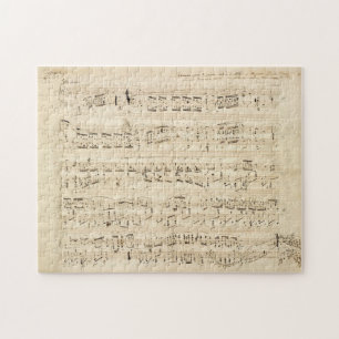 Antiquitätenblatt Musik Chopin Manuskript