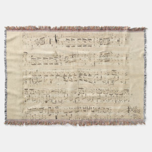 Antiquitätenblatt Musik Chopin Manuskript Decke