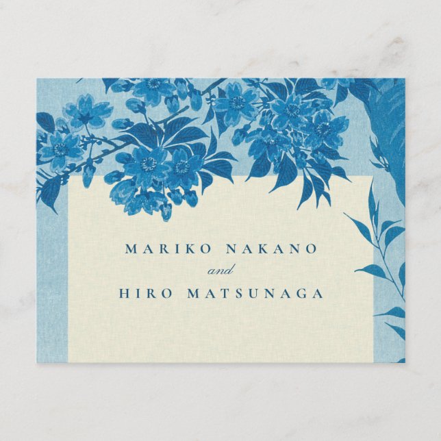 Antiquitätenblossom Begleitkarte (Vorderseite)