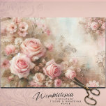 AntiquitätenBouquet in rosafarbenen, pastellfarben Seidenpapier<br><div class="desc">Genießen Sie den malerischen Charme unseres "Antique Bouquet of Pink Pastel Rose Decoupage Tissue Paper", eine perfekte Verkörperung der Kernästhesie. Dieses Vintag inspiriert Papiertaschentuch bietet eine üppige Darstellung rosafarbener pastellfarbener Rose, die ideal geeignet ist, um Ihrem handgearbeiteten Repertoire eine Touch von kurzlebiger Schönheit hinzuzufügen. Die zarten Blätter und sanften Farbtöne...</div>