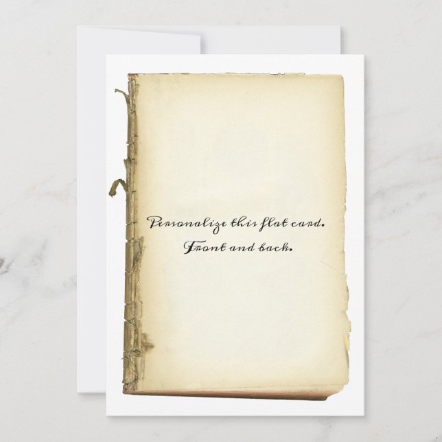 Antiquitätenbuchseiten erhalten altmodisches Perga (Vorderseite)