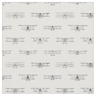 Antiquitätendiagramme Retro Alte Flugzeuge Stoff