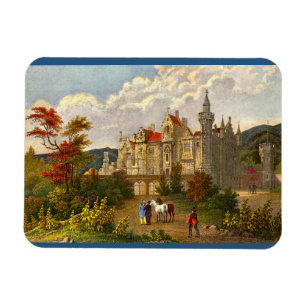 Antiquitätendruck des Hauses Abbotsford Magnet