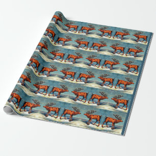 Antiquitätendruck Geschenkpapier