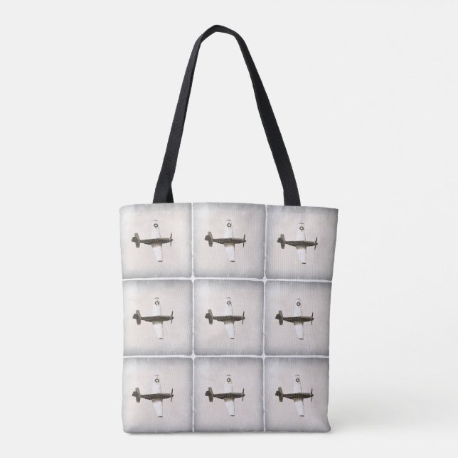 Antiquitätenflugzeug Tasche (Rückseite)
