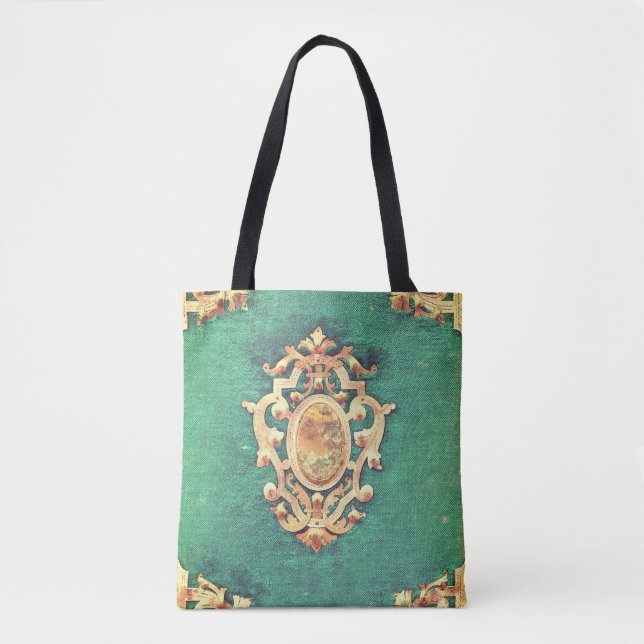 Antiquitätengebirge und viktorianische Grüne Tasche (Vorderseite)