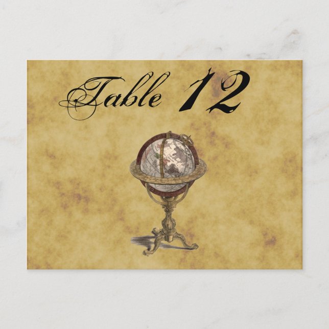 Antiquitätenglocke, bedrückte BG-Tischnummer Postkarte (Vorderseite)
