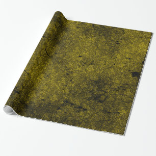 Antiquitätengold bedrücktes Goth Damask Wrapping P Geschenkpapier