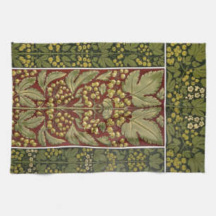 Antiquitätenhandtücher aus Leaf Pattern Küche Geschirrtuch