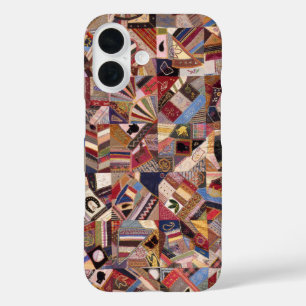 Antiquitätenhandwerkliches Quiltmuster - Kunstgefl iPhone 16 Hülle