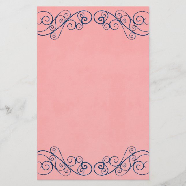Antiquitätenhochzeit Briefpapier (Vorderseite)