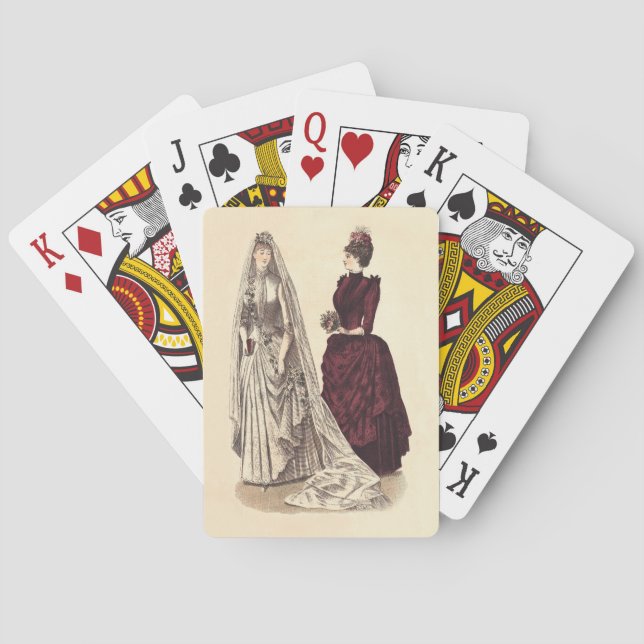 Antiquitätenhochzeit Spielkarten (Rückseite)