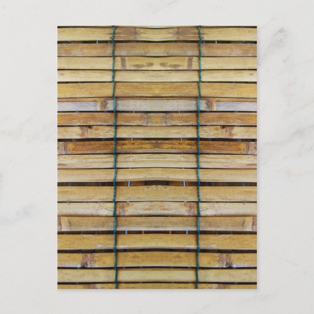 Antiquitätenholz Holzlatten Postkarte (Vorderseite)