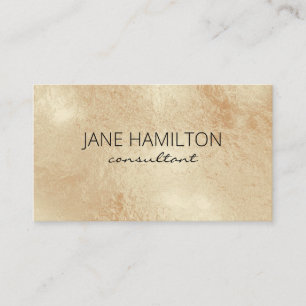 Antiquitätenkarte für Gold Foil Visitenkarte