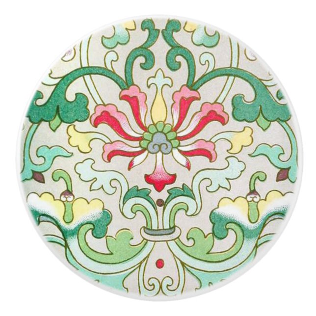 Antiquitätenknopf für orientalische Keramik Keramikknauf (Vorderseite)