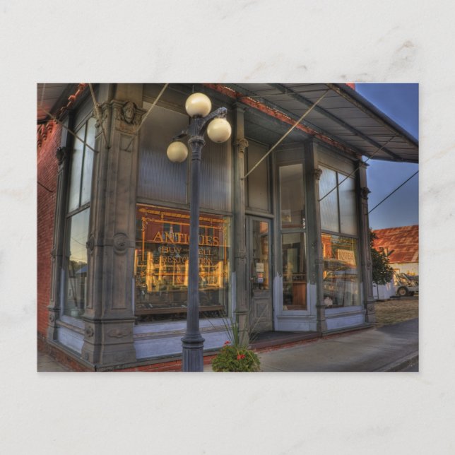 Antiquitätenladen Postkarte (Vorderseite)