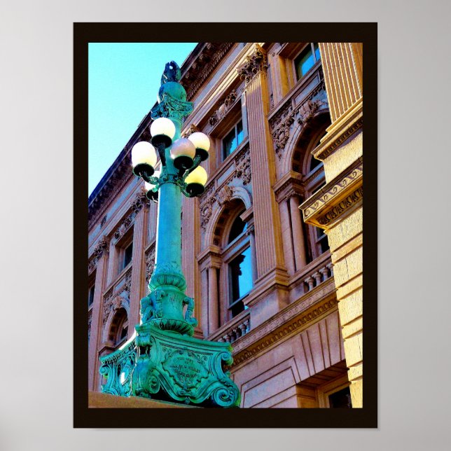 Antiquitätenlampe Poster (Vorne)