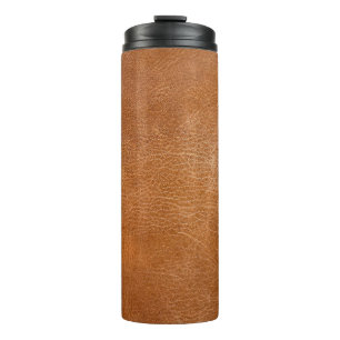 Antiquitätenleder Textur, TANleder,Textur,Backgr Thermosbecher