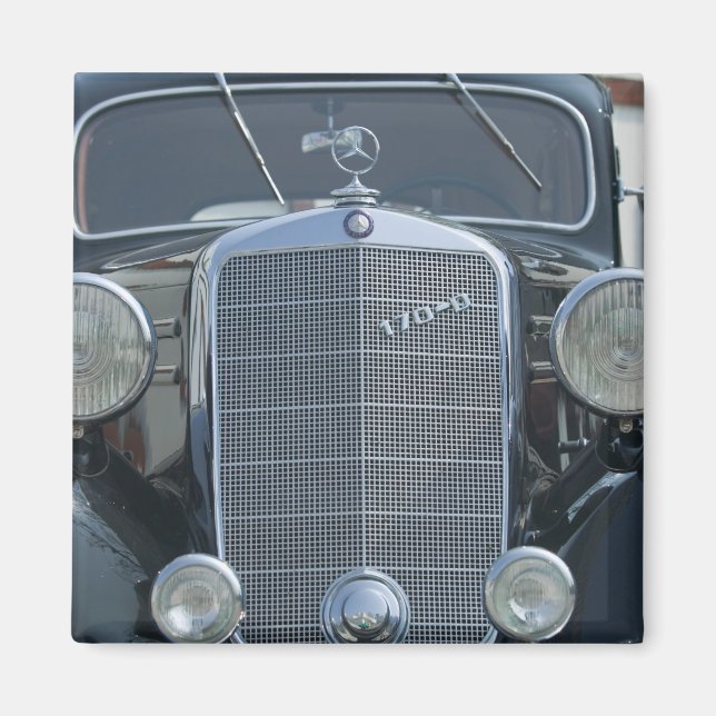 Antiquitätenmercedes 2 magnet (Vorne)