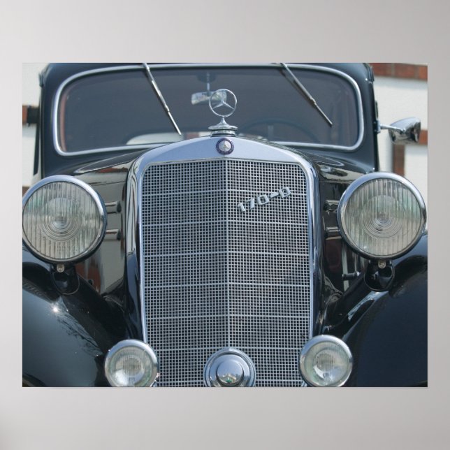 Antiquitätenmercedes 2 poster (Vorne)