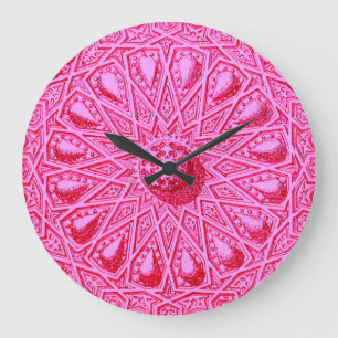 Antiquitätenmotiv aus dem Nahen Osten Große Wanduhr