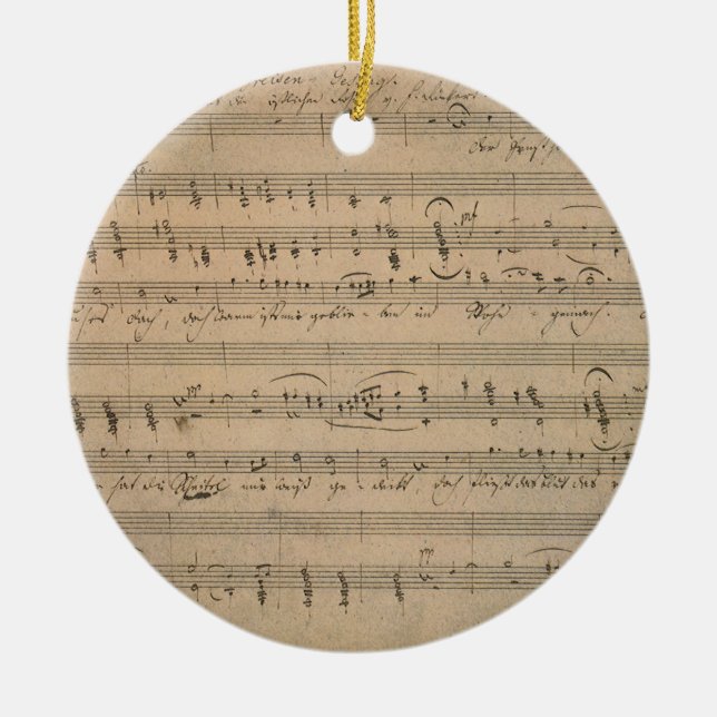 Antiquitätenmusik aus dem Jahr 1822, Gesang des al Keramik Ornament (Vorne)