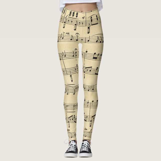 Antiquitätenmusik Leggings (Vorderseite)