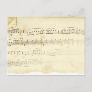 Antiquitätenmusik Postkarte