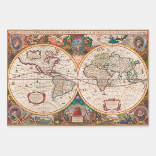 Antiquitätenpapier für das schwere Gewicht der Dec Geschenkpapier Set