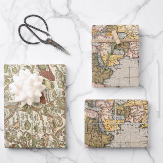 Antiquitätenpapier für das schwere Gewicht der Dec Geschenkpapier Set