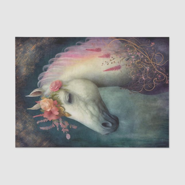 Antiquitätenpferd Seidenpapier (Vorderseite)