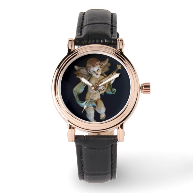Antiquitätenporzellan Angel Watch Armbanduhr (Vorderseite)