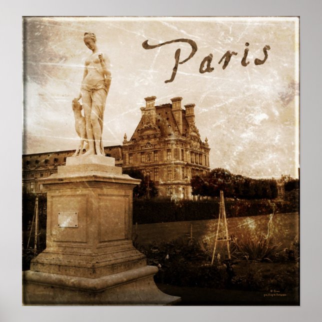 Antiquitätenposter von Paris Poster (Vorne)