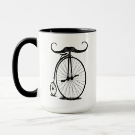Antiquitätenrad-Handlebar Mustache Tasse