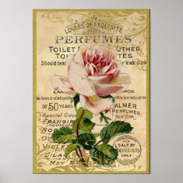 Antiquitätenrosen Parfüm Poster