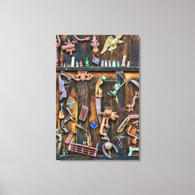 Antiquitätensammlung Leinwanddruck (Vorderseite)