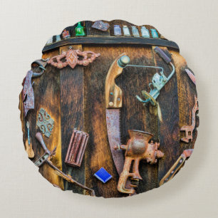 Antiquitätensammlung Rundes Kissen