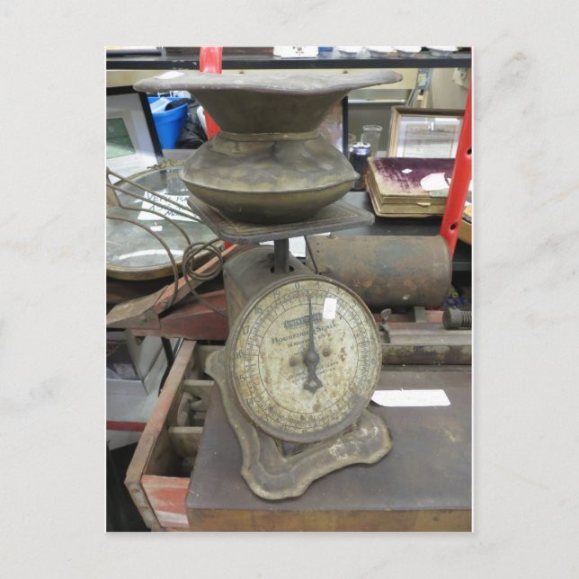 Antiquitätenskala Postkarte (Vorderseite)