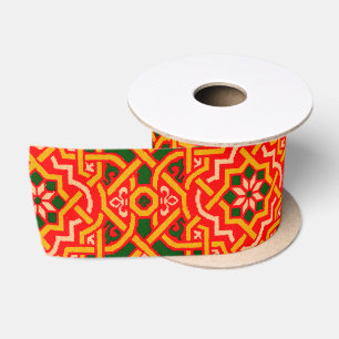 Antiquitätenteppich Print Satinband