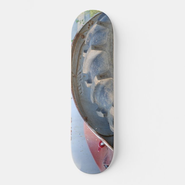 Antiquitätentraktor Skateboard (Vorderseite)