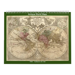 Antiquitätenweltkarten Kalender