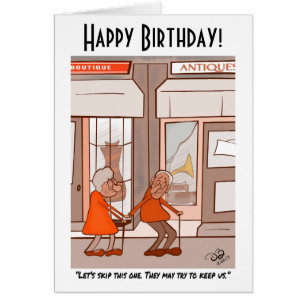Antiquités Carte de voeux pliée Anniversaire