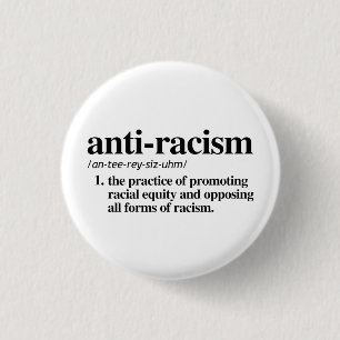 Antirassismus Button