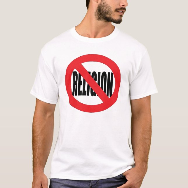 Antireligions-T-Shirt T-Shirt (Vorderseite)