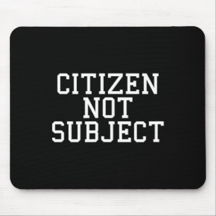 Antiroyaler Bürger Nicht Untertan Linker Abschafft Mousepad
