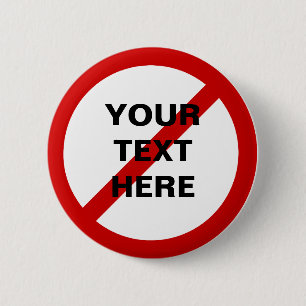 Antischablonen-Kreis mit Hieb Button